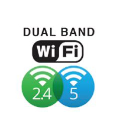 Icon for dual band Wi-Fi